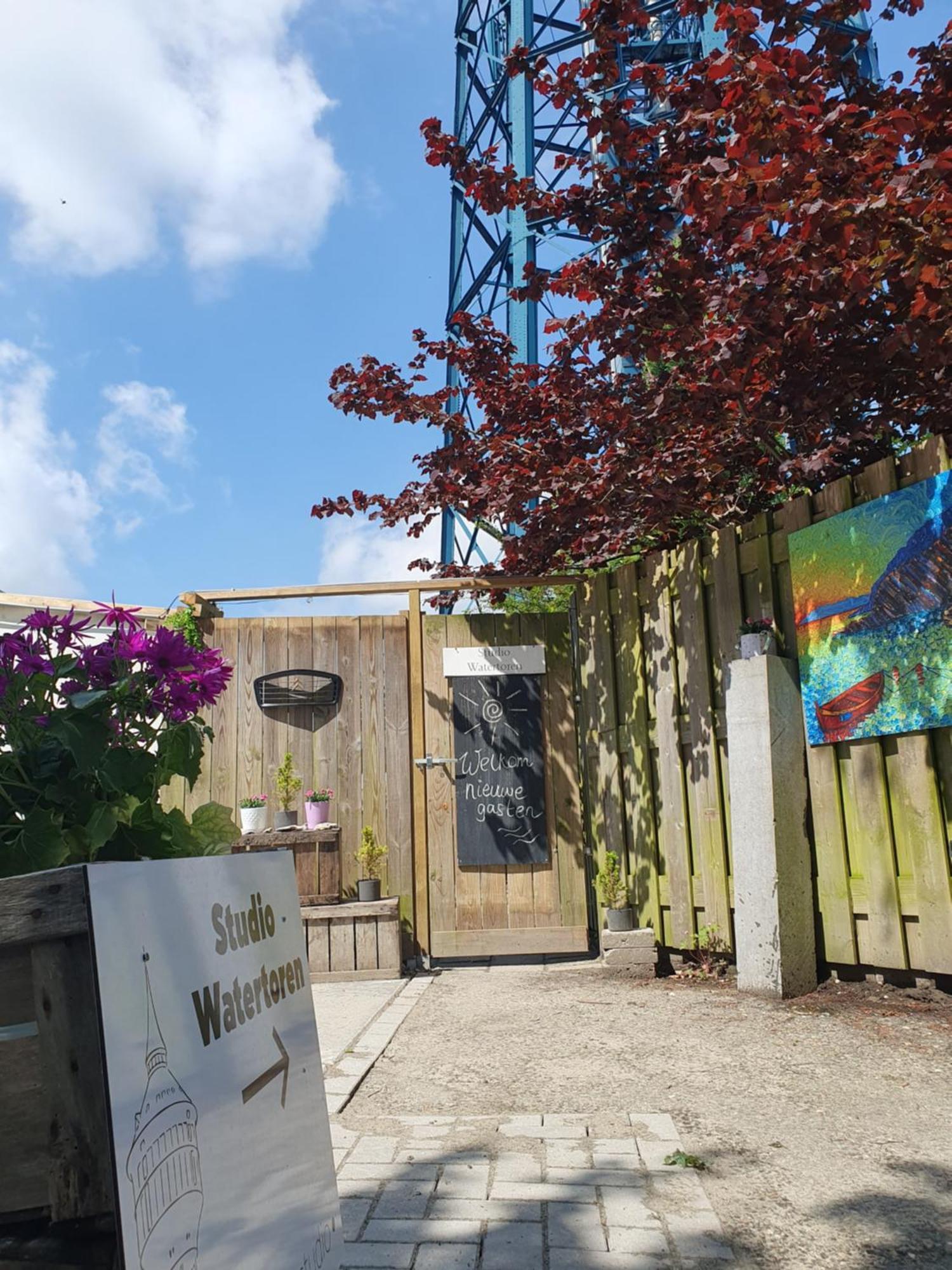 Studio Watertoren Met Tuin En Gratis Parkeren 戈伊斯 外观 照片